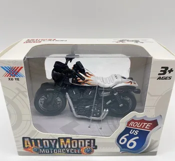 סימולציה אופנוע למשוך חזרה מירוץ סגסוגת דגם של מכונית אופנוע צעצוע מודל קישוט ילד צעצועי ילדים.