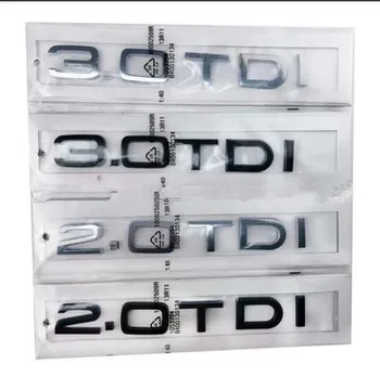 1 יח ' כרום כסוף ABS 2.0 TDI 2.7 3.0 TDI TDI הרכב הגוף האחורי, תא המטען סמל התג מדבקה אביזרים אאודי