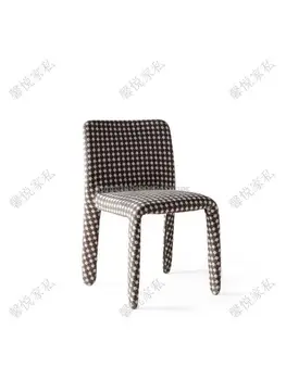 אמריקאי אוכל עץ מלא על כיסא בסגנון נורדי אור יוקרה יחיד הלבשה הכיסא מעצב רך הכיסא תיק מלון מודל החדר כיסא
