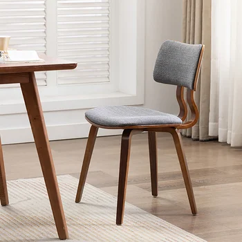 נורדי מלא עץ כסאות אוכל מטבח חדר שינה משענת הכיסא מודרני מינימליסטי איטלקי חיצונית Silla Plegable ריהוט הבית