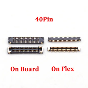 2pcs 40pin תצוגת LCD FPC למחבר על הלוח עבור Xiaomi פוקו Pocophone X3/X3/NFC X3Pro/X3 Pro מסך ממכשירים Flex