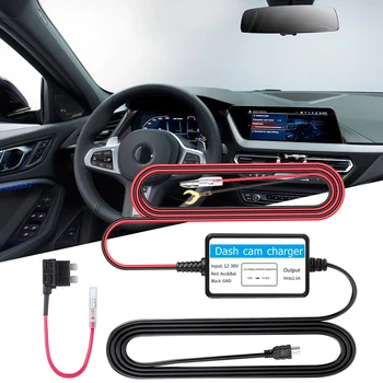 רכב DVR שיא קוויים הערכה נמוכה וולט הגנה Dash Cam קוויים ערכת 5V 2A מקליט וידאו Mini USB מטען שורה חניה מוניטור
