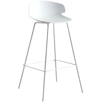 כיסא גבוה מזדמן פשוט בבית קפה צואה חזרה כיסא גבוה כסאות אוכל מרפסת לאונג ' בר כסאות חיצונית בסגנון נורדי