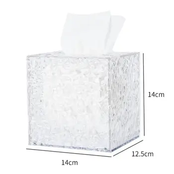 חדר אמבטיה רקמות תיבת נייר טואלט תיבת מודרני עמיד למים שולחן מפיות נייר מגבת מנפק גלוי תיבת אחסון בבית