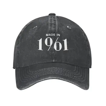 אישית כותנה תוצרת 1961 יום הולדת מצחיק וינטאג ' מתנה כובע בייסבול נשים גברים לנשימה אבא הכובע חיצוני