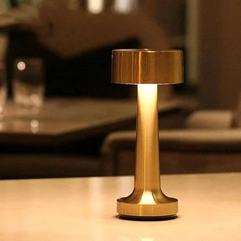 Lampe דה שולחן בר transfrontalier haltères LED האווירה נטענת lampe דה שולחן בר créatif קפה מסעדה מלון décoratio