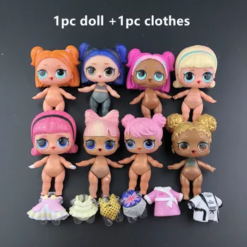 1Pcs המקורי חחח בובה +1 הבגדים 8CM אחיות גדולות חחח בובות צעצוע לנערות מתנת יום הולדת חמה למכירה