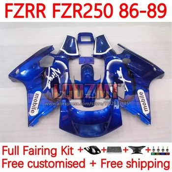 מסגרת ימאהה FZRR FZR 250 250R FZR250RR FZR250 ר FZR-250 1986 1987 1988 1989 FZR250R 86 87 88 89 Fairing מפעל בלו 45No.13