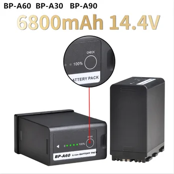 1-5PCS 6800mAh 14.4 V BPA60 BP-A60 סוללה עבור Canon EOS C200 C200B C220B C300 MK II BP-A30 BP-A90