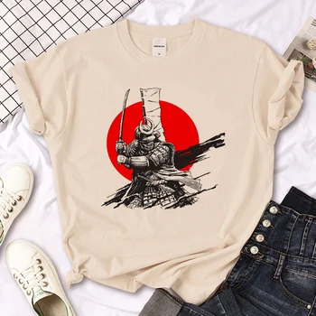 סמוראי חולצות נשים אנימה העליון ילדה 2000 harajuku בגדי מעצבים
