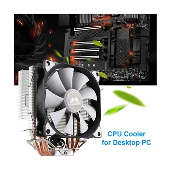 שלג מ-T4 CPU רדיאטור 4 חום צינורות 4-פין PWM שולחן מחשב רדיאטור+בשמן התרמי ערכת תמיכה LGA1700/1200/1150/1151/1155 מעבד
