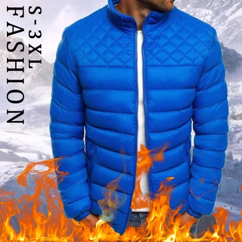 החדש של הגברים החורף נכון מעילים חיצוני ספורט עבה חם Windproof מעיל זכר קל משקל בגדי אופנה אופנת רחוב