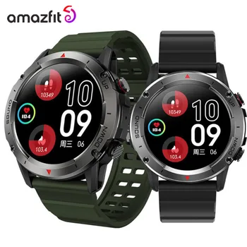2023 Amazfit שעון חכם ספורט גברים אישה חדשה Bluetooth מתקשר 24h קצב הלב זיהוי IP68, עמיד למים 400mah שעון חכם