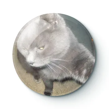 חתול מם 038 כפתורים סיכות סיכת תכשיטים אביזר התאמה אישית סיכת אופנה דש תגים
