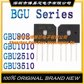 GBU808 GBU1010 GBU2510 GBU3510 25 א 1000V חדש מקורי מקורי המתקן הגשר שטוח גשר גשר ערימת 3510 GBU15K U15K80R