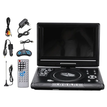 9.8 אינץ ' בית נייד נגן DVD המכונית VCD CD משחק טלוויזיה, נגן USB מתאם רדיו רדיו FM תמיכה קבלת-תקע האיחוד האירופי