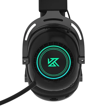 KZ-GP20 המשחק אוזניות ביטול רעש 2.4 G Wireless Gaming Headset 1200mAh-Bluetooth תואם 5.0 עם RGB אור