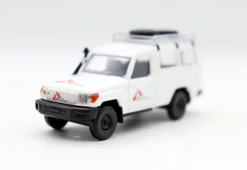 חדש 1/64 מידה 4WD של Medecins Sans Frontieres סימולציה מיניאטורי המכונית Diecast צעצועים עבור אוסף מתנה
