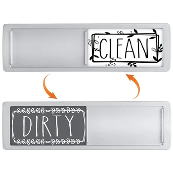ללא שריטה הזזה פשוטה נקי מלוכלך מדיח כלים מגנט מחוון עבור מדיח כלים - משאיר את הכלים נקיים!