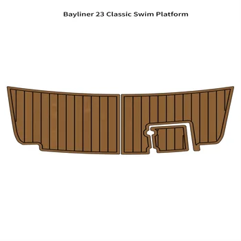 Bayliner 23 קלאסי לשחות פלטפורמה שלב משטח הסירה קצף EVA טיק לסיפון קומה כרית מחצלת גיבוי דבק עצמי SeaDek Gatorstep סגנון