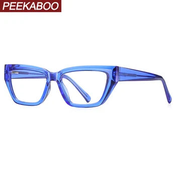 קוקו לנקות את העדשה מסנן אור כחול משקפיים לנשים TR90 האופנה מסגרת משקפיים אופטיים סגול שקוף CP אצטט