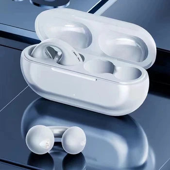 אחת Earclip Fone TWS אוזניות אלחוטיות אוזניות Bluetooth תואם אוזניות אוזניות ספורט אוזניות גיימר לא כאב אוזניים