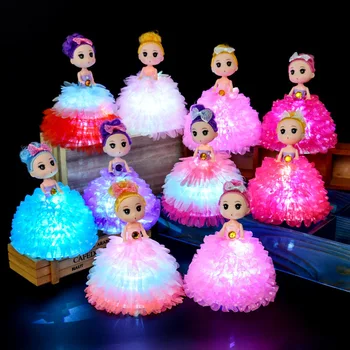 1pcs זוהר מבולבל בובות בעבודת יד, צבעוניים, נצנצים בובות יצירתי הנמכרים ביותר ילדים בנות צעצועים מתנות יום הולדת הסיטוניים