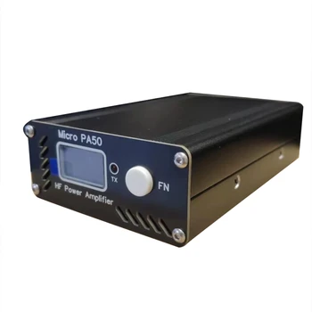 מיקרו-סוג PA50 50W 3.5 MHz-28.5 MHz חכם גלים קצרים HF מגבר כוח עם כוח/SWR מטר+אוטומטי מסנן LPF