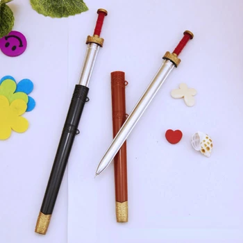 2 יח 'בסגנון סיני יצירתית כתיבה חרב ג' ל עט שחור 0.5 מ 