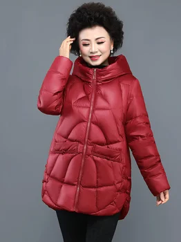 2023 חדש למטה ז ' קט נשים סתיו חורף לבן ברווז למטה אופנה הקוריאנית גרסה מעובה מתאים רופף מזדמן מעיל T911