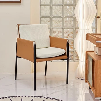 הסלון מבטא כסאות אוכל נורדי היד מטבח יוקרה מודרני הכיסא במשרד מעצב מסעדה Sillas ריהוט הבית WKDC