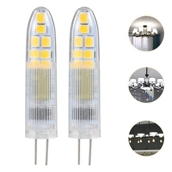 10 יח ' Pin חרוזים מנורה Led הנורה קריסטל מיקרוגל נורת LED תאורה ביתית החלפת נורות כפולה מחט G4