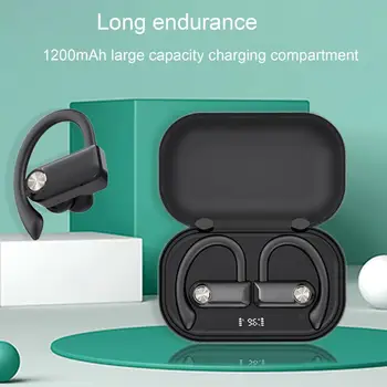 אוטומטית ההתאמה אוזניות Bluetooth תואם-אוזניות עם 5.1 צ ' יפ באיכות גבוהה אוזניות אלחוטיות דיגיטליות ספורט