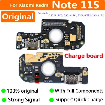 מלא המקורי IC תשלום בעד Xiaomi Redmi 11S Note11S יציאת הטעינה מסוג USB PCB הרציף צלחת מיקרופון מטען להגמיש כבלים