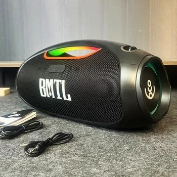 חדש BMTL בום רמקול Wireles Bluetooth סאב BT 5.3 חיצוני נוח 100W מתח גבוה עמיד למים נשמע TWS מזעזע סטריאו