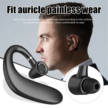 S109 אלחוטית Bluetooth 5.0 אוניברסלי לחבר אוזניות ספורט ביזנס ליחיד האוזן אוזניות דיבורית אוזניות עם מיקרופון הטלפון החכם