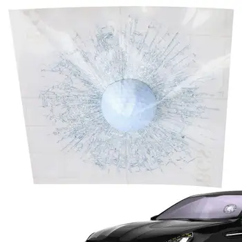 לשבור את זכוכית חלון המכונית מדבקה 3D מסובך סימולציה הכדור פוגע מדבקה מכוניות לקלף & מקל מדבקות ויניל עמיד למים הרכב מדבקה
