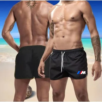 קצרים חוף יבש מהירה של גברים הגלשן התחתונים 2023 חדש הקיץ החמים בגד ים הספורט מכנסי ריצה לגברים beachwear