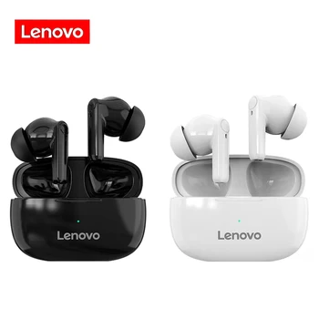 Lenovo HT05 TWS Wireless אוזניות Bluetooth5.0 IPX5 עמיד למים אוזניות סטריאו בקרת מגע HD קורא להפחתת רעש עם מיקרופון