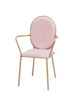 נורדי זהב פשוט מתלבש הכיסא יצירתי אישיות האוכל הכיסא פנאי שולחן כיסא כיסא משרדי שולחן מחשב כיסא