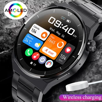 AMOLED לצפות GT3 Pro שעון חכם גברים NFC עמיד למים ספורט כושר גשש Bluetooth שיחה Smartwatch אדם עבור HUAWEI אנדרואיד IOS