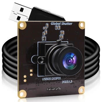 ELP 2MP העולמי תריס מצלמה במהירות גבוהה 1200P 1080P 90fps Aptina AR0234 חיישן ה-USB מודול המצלמה למהירות גבוהה-ספורט