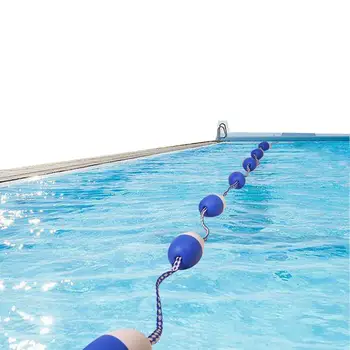 בריכה חבל בטיחות & Float ערכת 18.04 רגל בריכה בטיחות המחיצה עם צף ווים בריכת אבזרים עבור Inground בריכת שחייה