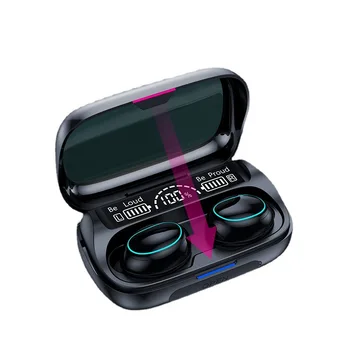 G36 TWS אלחוטית Bluetooth 5.3 אוזניות סטריאו ספורט אוזניות עמיד למים עם מיקרופון LED דיגיטלי תצוגת מגע אוזניות