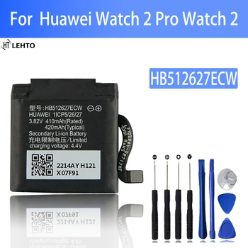 100% מקוריים HB512627ECW סוללה עבור huaweiwatch 2 /2Pro HB512627ECW סוללות