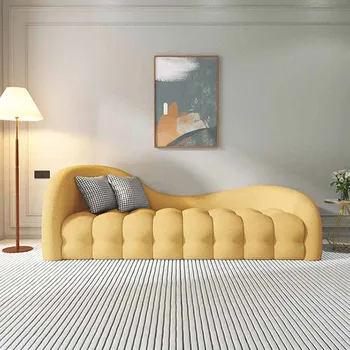 מינימליסטי להירגע הספה הספה בסלון קריאה ייחודית ספה לבנה Lambswool חריגה גדולה Divani Soggiorno ריהוט הבית