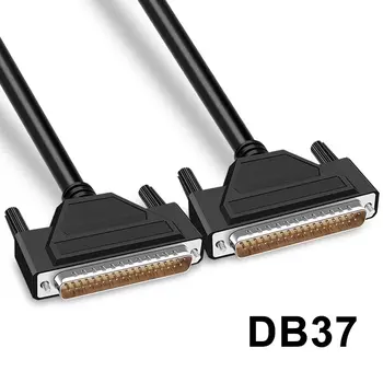 כבל מאריך DB37 זכר זכר נקבה 2 שורה 37 פינים כבל נתונים db37 במהירות גבוהה מוגן חוט קו על המחשב Moden סורק