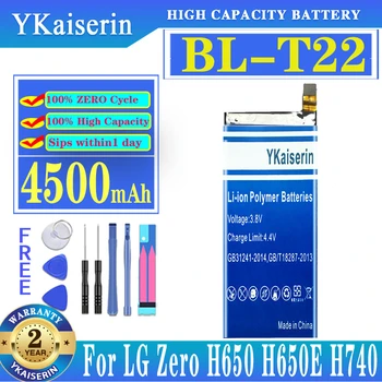 YKaiserin 4500mAh BL-T22 סוללה עבור LG אפס H650 H650E F620S F620L H650E H650K הסוללה ללא כלים