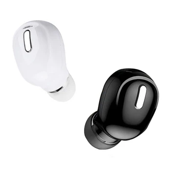 ב-Bluetooth תואם 5.0 האלחוטי לאוזן מיני אוזניות ספורט Earbud כפתור בקרת ביטול רעשים עבור הטלפון יחיד אוזניות