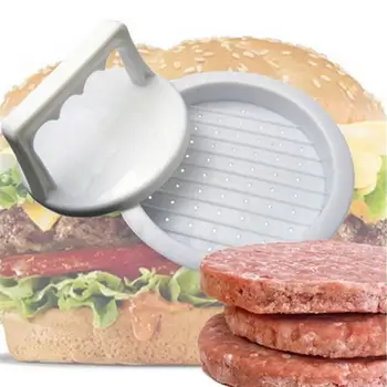 המבורגר בשר בקר היוצר גריל בורגר פטי עובש כלים לעיתונות צורה המבורג ידני מטחנת בשר לחץ עובש אביזרים למטבח